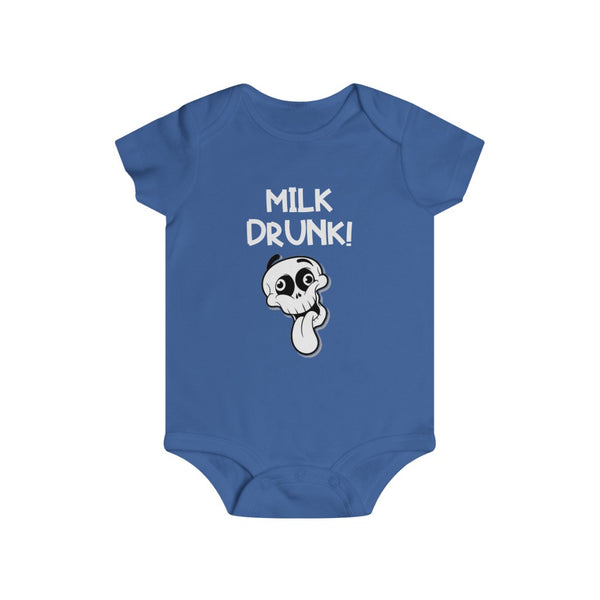 MILK DRUNK SKULL ONESIE - Metalhead Art & Design, LLC