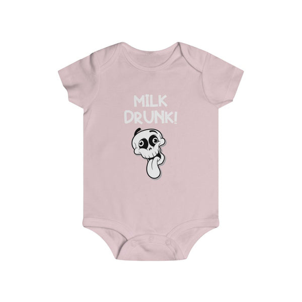 MILK DRUNK SKULL ONESIE - Metalhead Art & Design, LLC