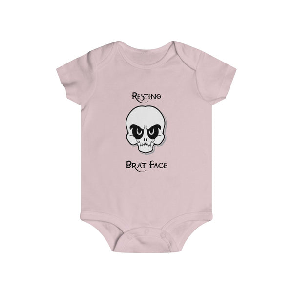 RESTING BRAT FACE ONESIE - Metalhead Art & Design, LLC