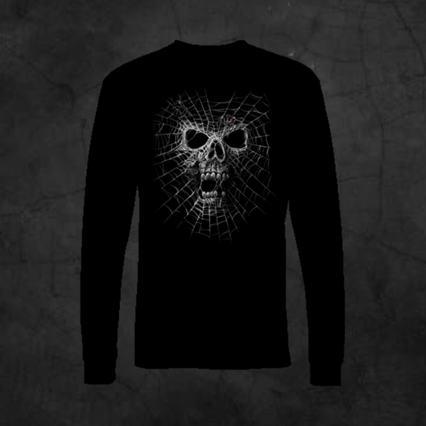 BLACK WIDOW - LONG SLEEVE - Metalhead Art & Design, LLC