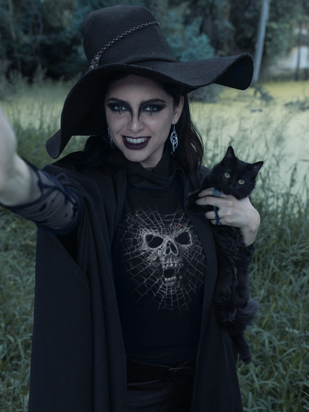 BLACK WIDOW SKULL
