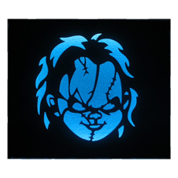 Chucky "Child's Play" LED Metal Art Wall Hanging - Metalhead Art & Design, LLC 
