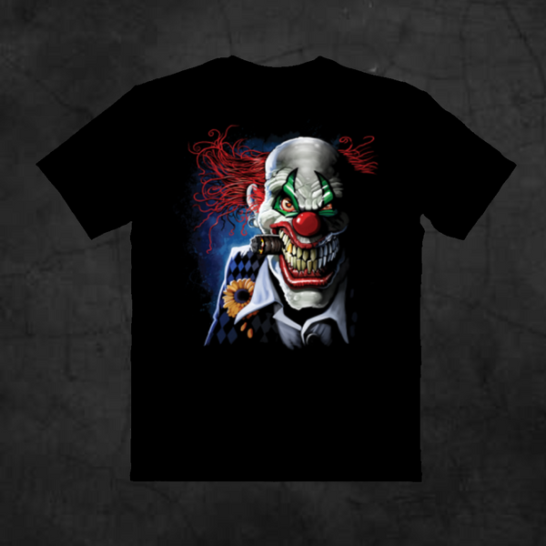 CIGAR SMOKING CLOWN - Metalhead Art & Design, LLC