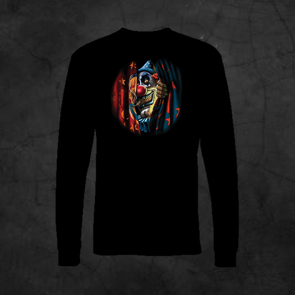 CIRCUS CLOWN - LONG SLEEVE - Metalhead Art & Design, LLC