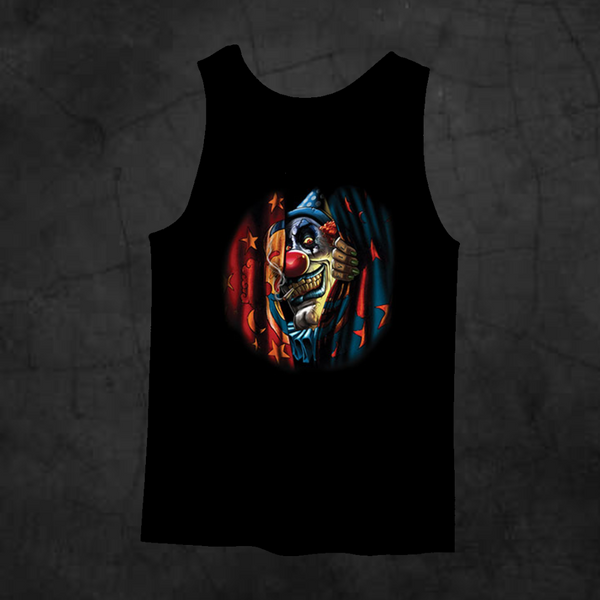 CIRCUS CLOWN TANK TOP - Metalhead Art & Design, LLC