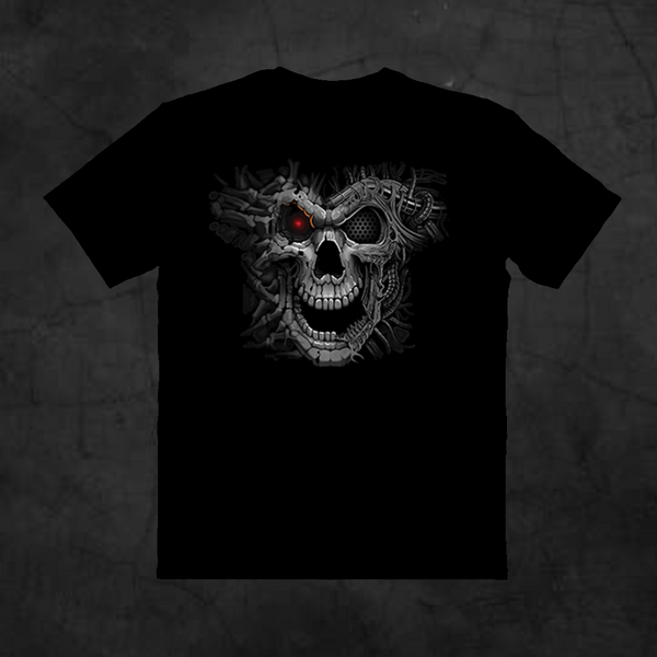 CYBORG SKULL - Metalhead Art & Design, LLC