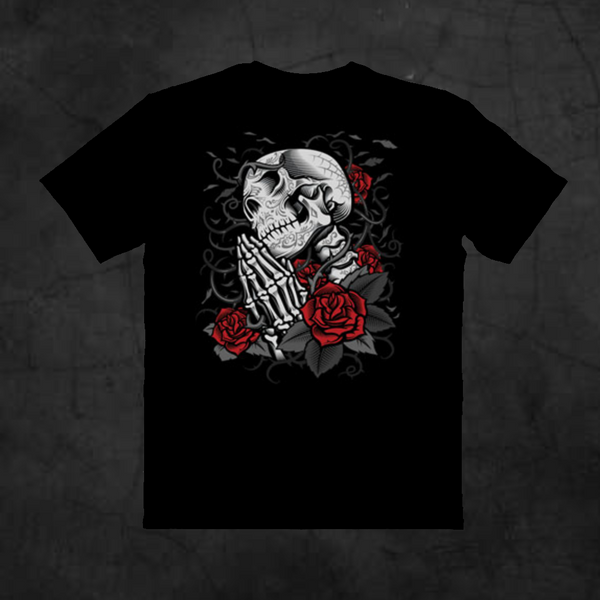 PRAYING SKELETON - Metalhead Art & Design, LLC