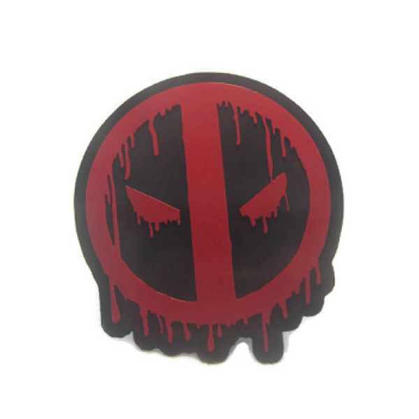 Deadpool Trailer Hitch Cover - Metalhead Art & Design, LLC