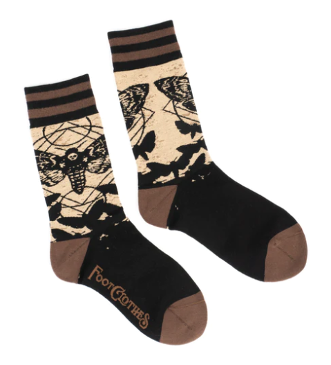 DEATH'S HEAD HAWKMOTH CREW SOCKS