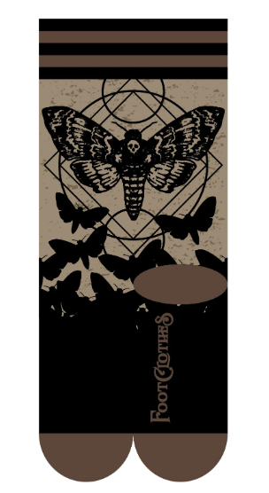 DEATH'S HEAD HAWKMOTH CREW SOCKS