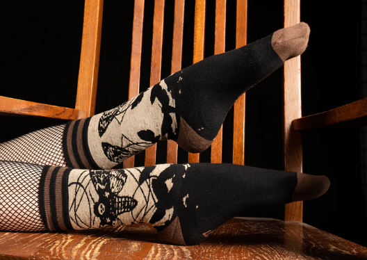 DEATH'S HEAD HAWKMOTH CREW SOCKS