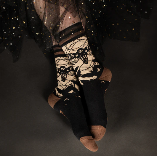 DEATH'S HEAD HAWKMOTH CREW SOCKS