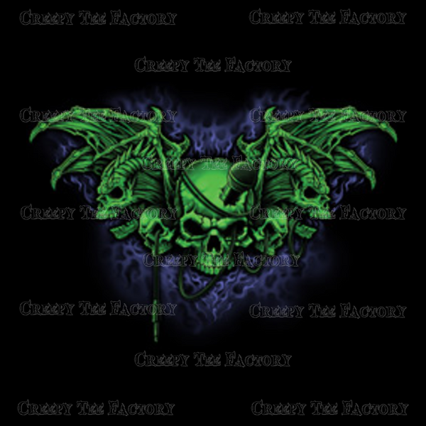DEMON WINGS - LONG SLEEVE - Metalhead Art & Design, LLC