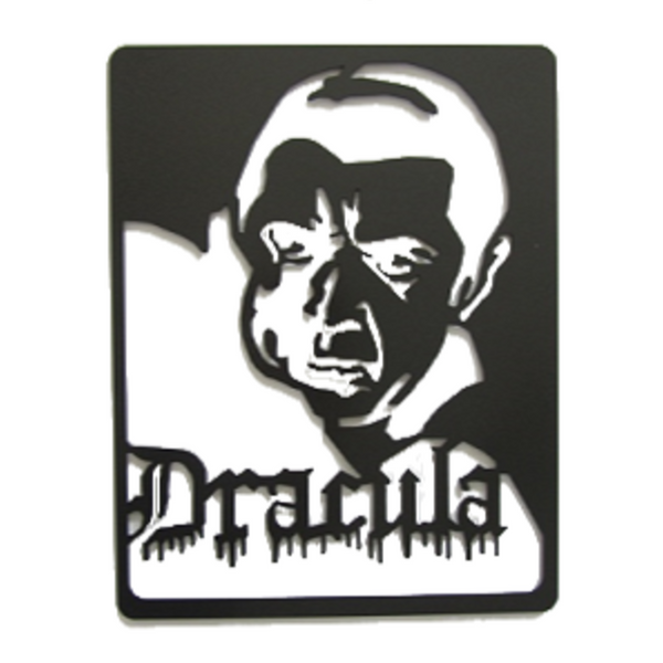 Classic Dracula Metal Wall Sculpture - Metalhead Art & Design, LLC