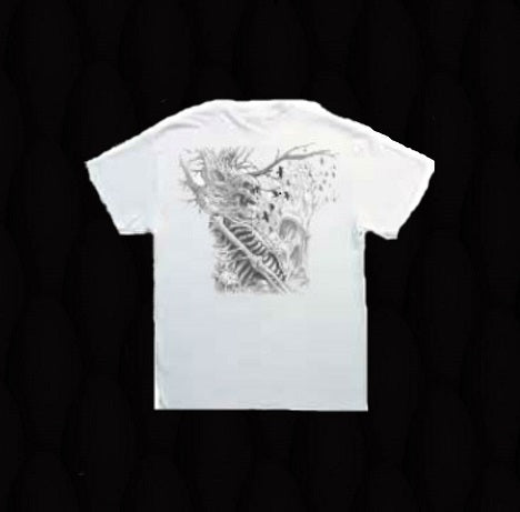Fantacycle Spooky Skeleton Short Sleeve T-shirt - Metalhead Art & Design, LLC