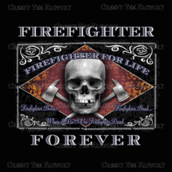FIREMAN FOREVER - LONG SLEEVE - Metalhead Art & Design, LLC