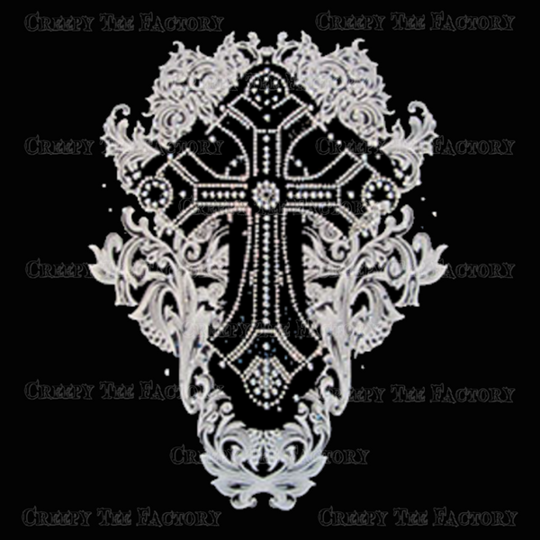 GOTHIC CROSS - LONG SLEEVE - Metalhead Art & Design, LLC