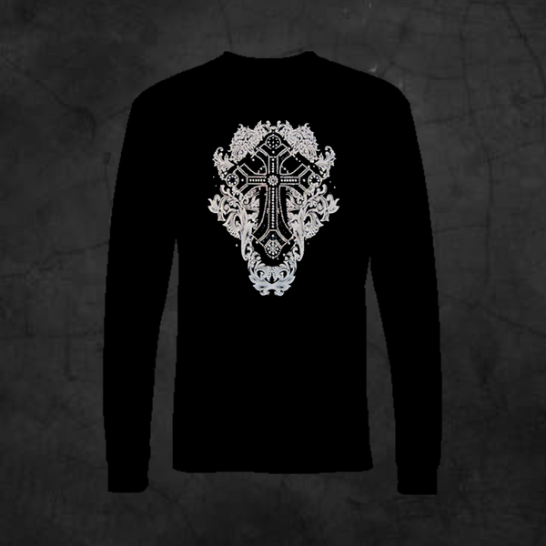 GOTHIC CROSS - LONG SLEEVE - Metalhead Art & Design, LLC