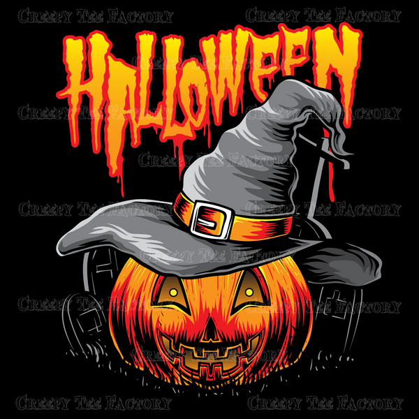 HALLOWEEN WITCHES PUMPKIN TEE