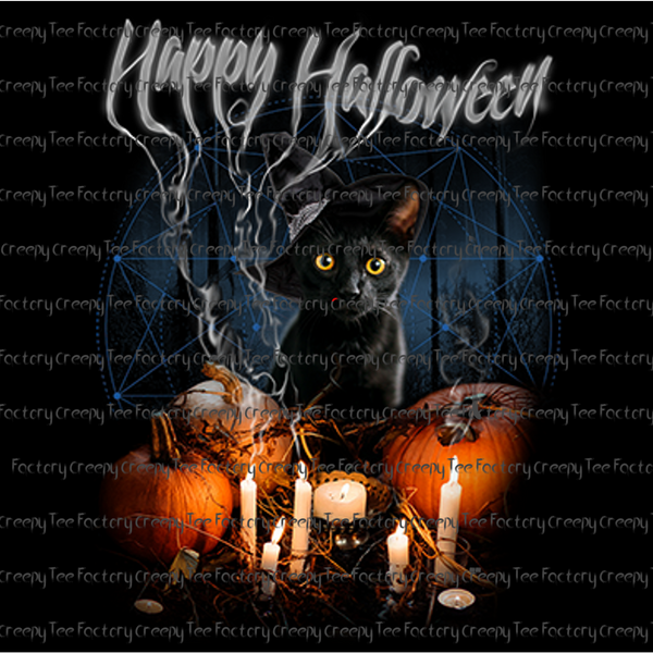 HAPPY HALLOWEEN CAT