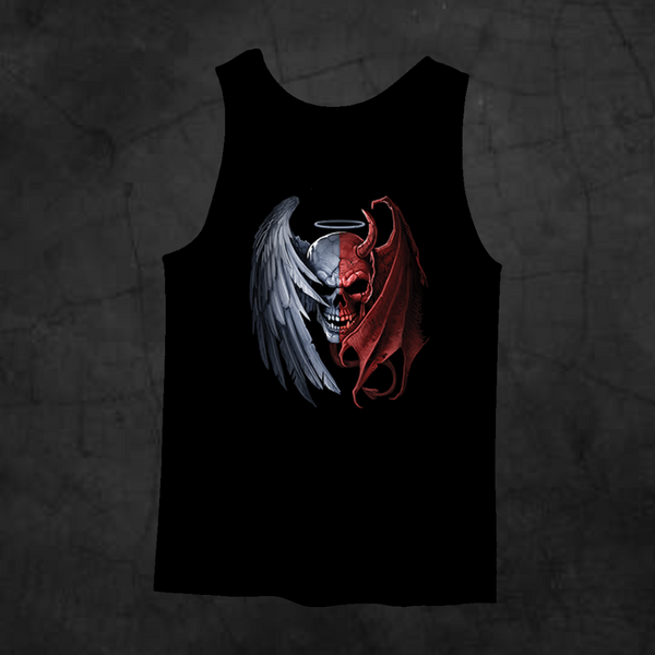 HEAVEN AND HELL TANK TOP - Metalhead Art & Design, LLC