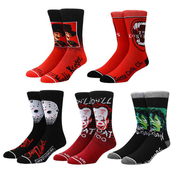 FREDDY KRUEGER NIGHTMARE HORROR SOCKS