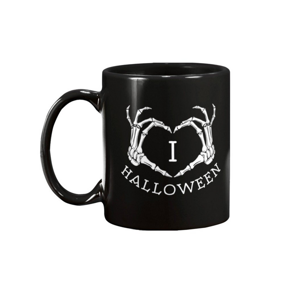 I LOVE HALLOWEEN MUG - Metalhead Art & Design, LLC