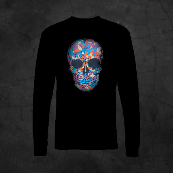 JUNGLE SKULL - LONG SLEEVE - Metalhead Art & Design, LLC