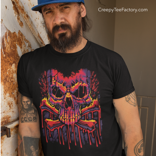 MELTING CROSSBONES AND SKULL