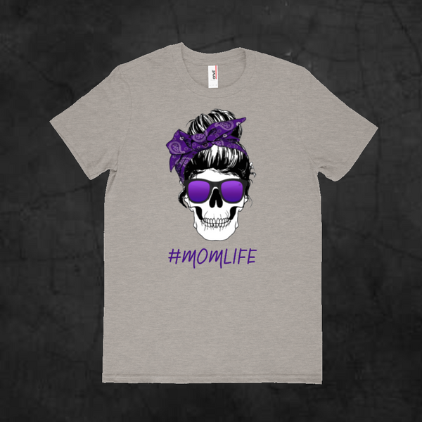 #MOMLIFE SKULL TEE