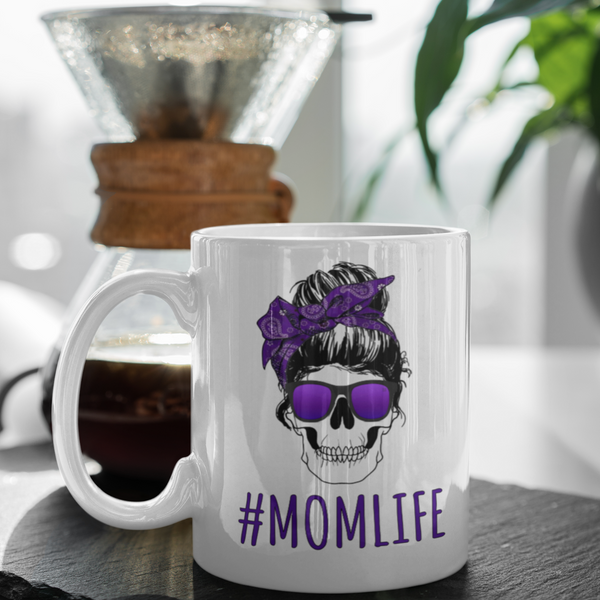 #MOMLIFE SKULL MUG