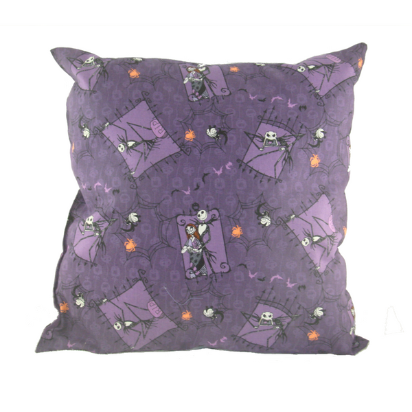 Nightmare Before Christmas Jack and Sally Throw Pillow - Metalhead Art & Design, LLC
