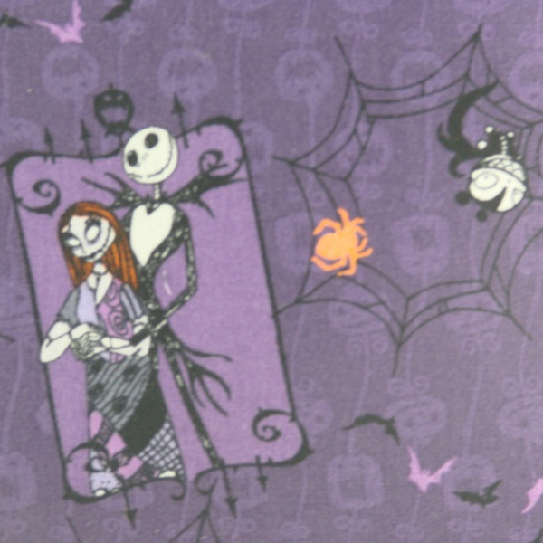 Nightmare Before Christmas Jack and Sally Throw Pillow - Metalhead Art & Design, LLC