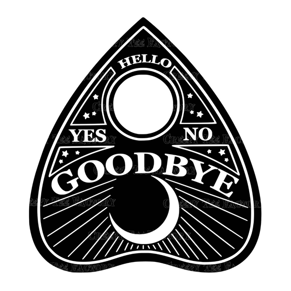 Ouija Planchette - Metalhead Art & Design, LLC