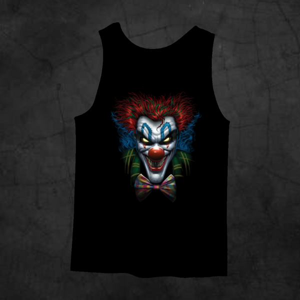 PSYCHO CLOWN TANK TOP - Metalhead Art & Design, LLC
