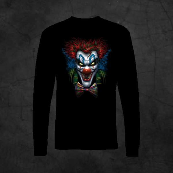 PSYCHO CLOWN - LONG SLEEVE - Metalhead Art & Design, LLC