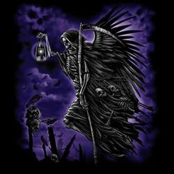 Soultaker Purple Reaper Tank Top - Metalhead Art & Design, LLC