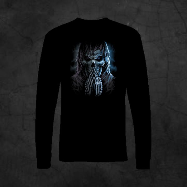 REAPER PRAYING - LONG SLEEVE - Metalhead Art & Design, LLC