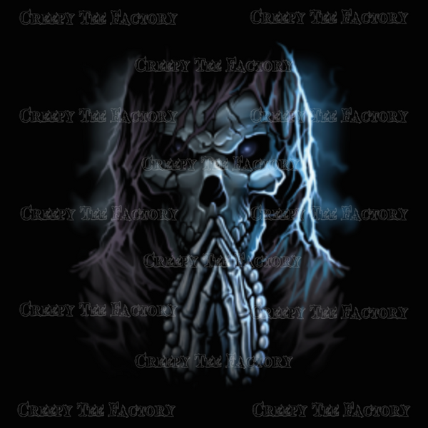 REAPER PRAYING - LONG SLEEVE - Metalhead Art & Design, LLC