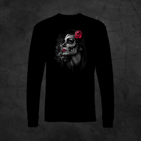 ROSE GIRL - LONG SLEEVE - Metalhead Art & Design, LLC