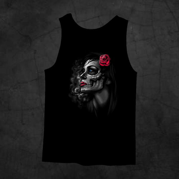 ROSE GIRL TANK TOP - Metalhead Art & Design, LLC