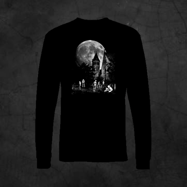 SKELETON CEMETERY - LONG SLEEVE - Metalhead Art & Design, LLC