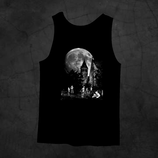 SKELETON CEMETERY TANK TOP - Metalhead Art & Design, LLC