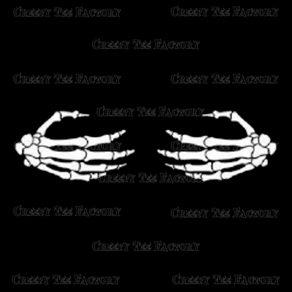 SKELETON HANDS - LONG SLEEVE - Metalhead Art & Design, LLC