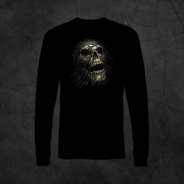 TEAR AWAY SKULL - LONG SLEEVE - Metalhead Art & Design, LLC
