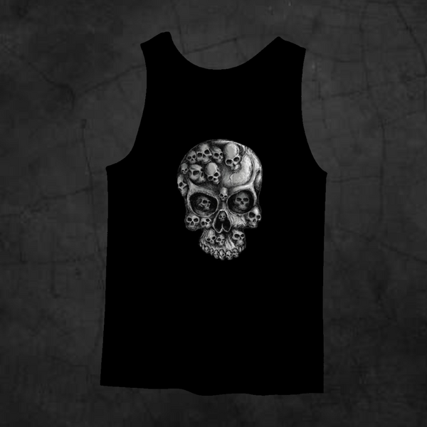 SKULLS IN SKULL TANK TOP - Metalhead Art & Design, LLC