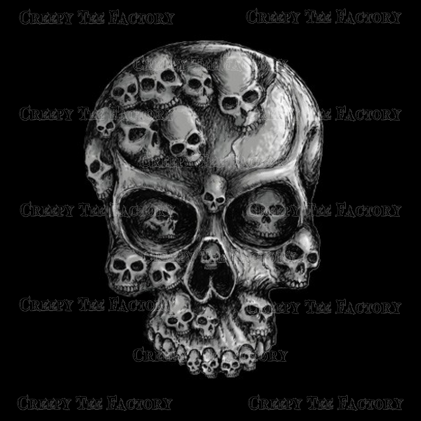 SKULLS IN SKULL TANK TOP - Metalhead Art & Design, LLC
