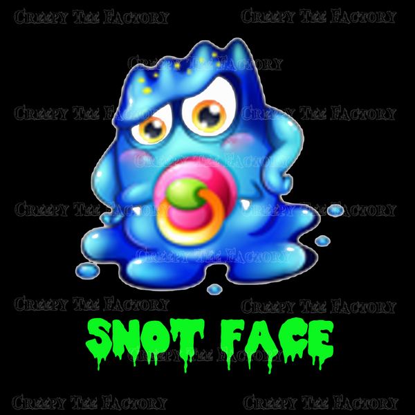 SNOT FACE MONSTER ONESIE - Metalhead Art & Design, LLC