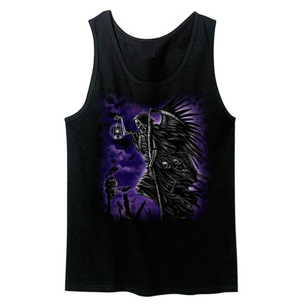 Soultaker Purple Reaper Tank Top - Metalhead Art & Design, LLC