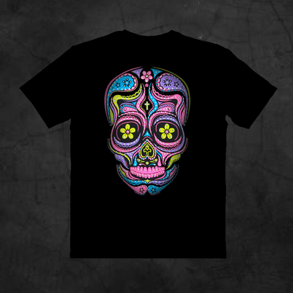 SUGAR SKULL NEON - Metalhead Art & Design, LLC